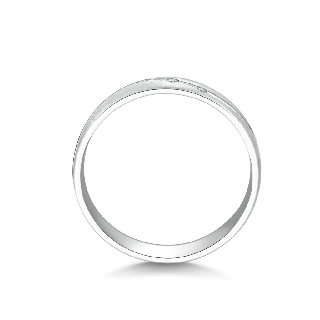 Raquel – Flerfärgade ringar i 18k Vitguld