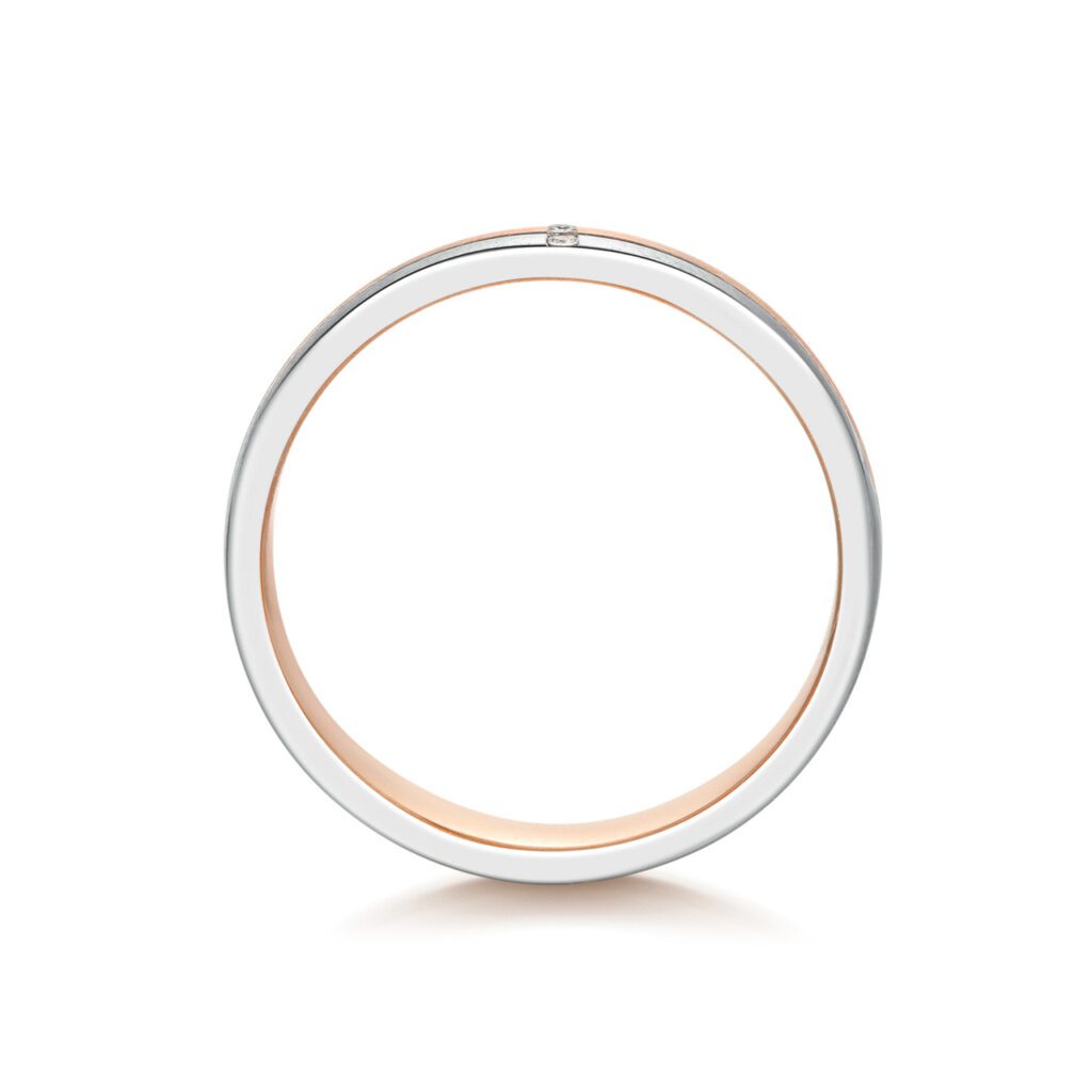 Salma – Flerfärgade ringar i 18k Roséguld