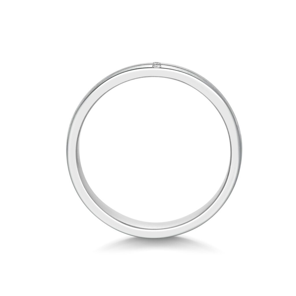 Salma – Flerfärgade ringar i 9k Vitguld