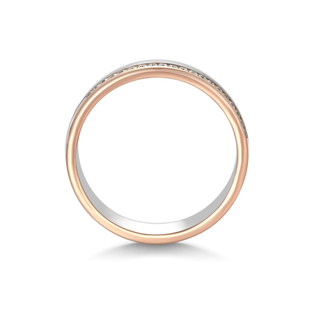 Sariah – Flerfärgade ringar i 18k Roséguld