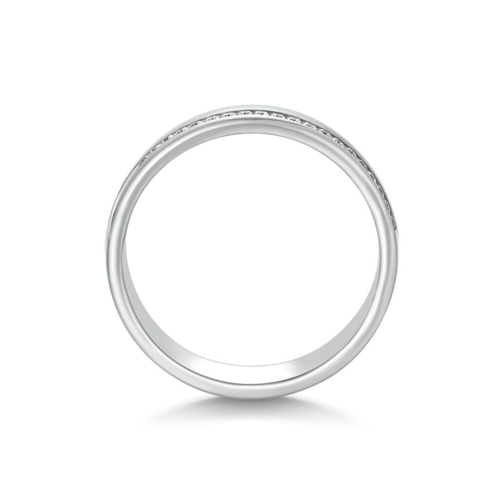 Sariah – Flerfärgade ringar i 18k Vitguld