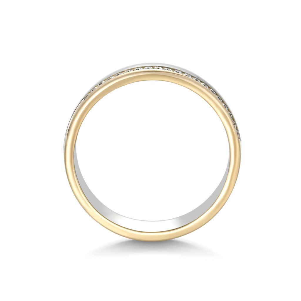 Sariah – Flerfärgade ringar i 9k Gulguld