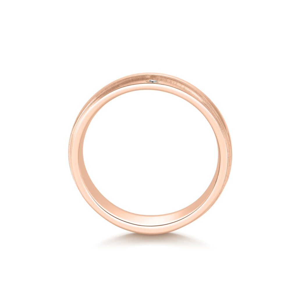 Shay – Slät ring i 18k Roséguld