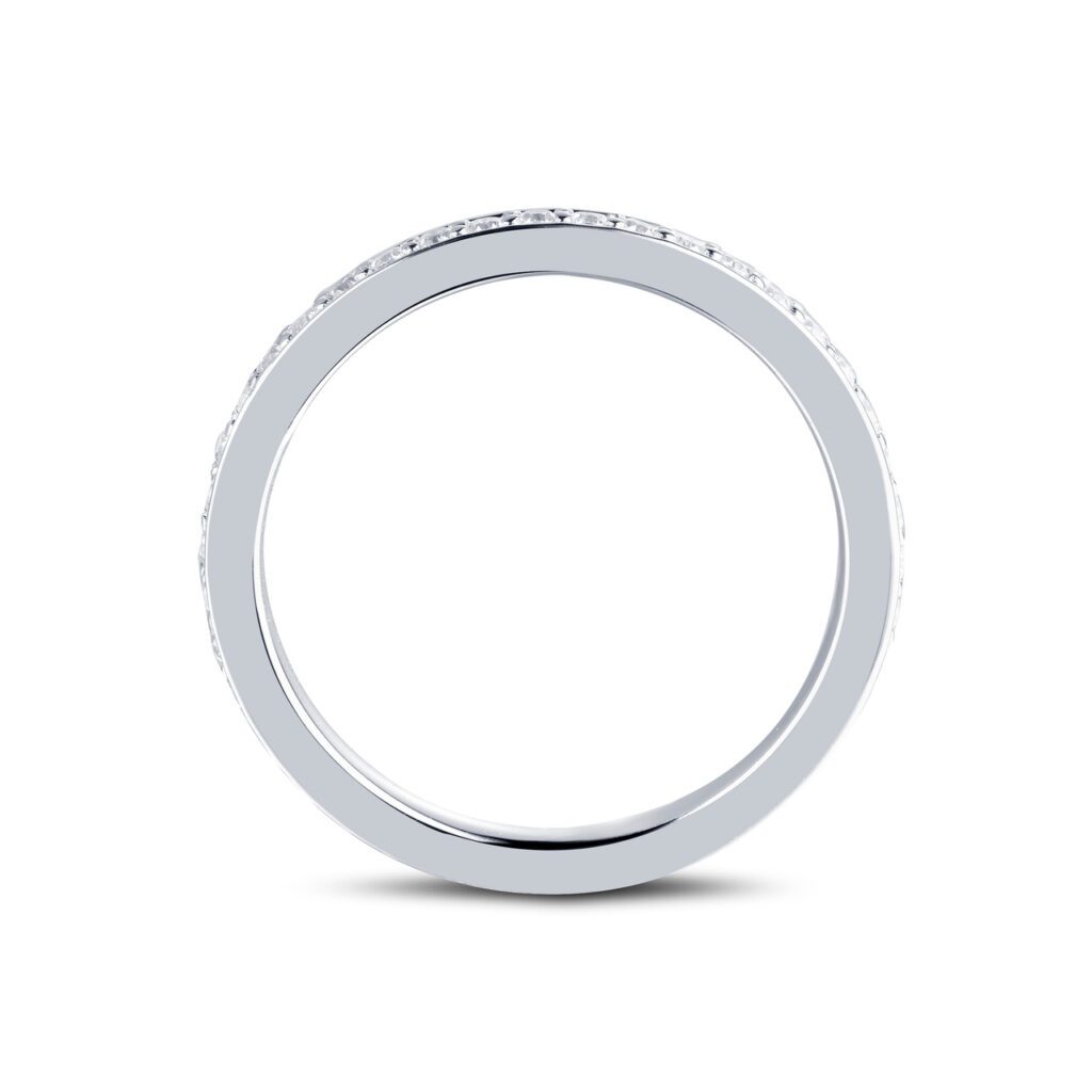 Signa 0.255 carat – Elegant Halvallians i 950 Platina med diamanter