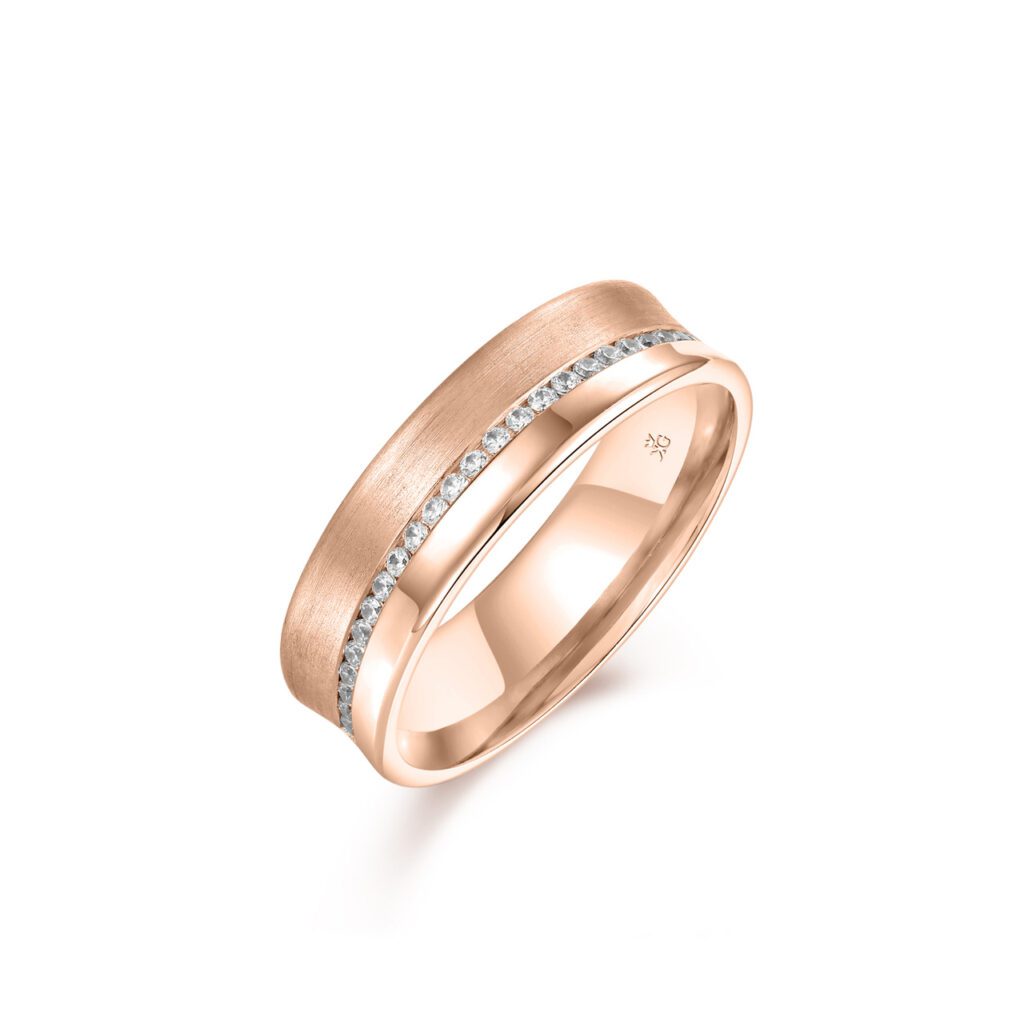 Stormi – Slät ring i 14k Roséguld