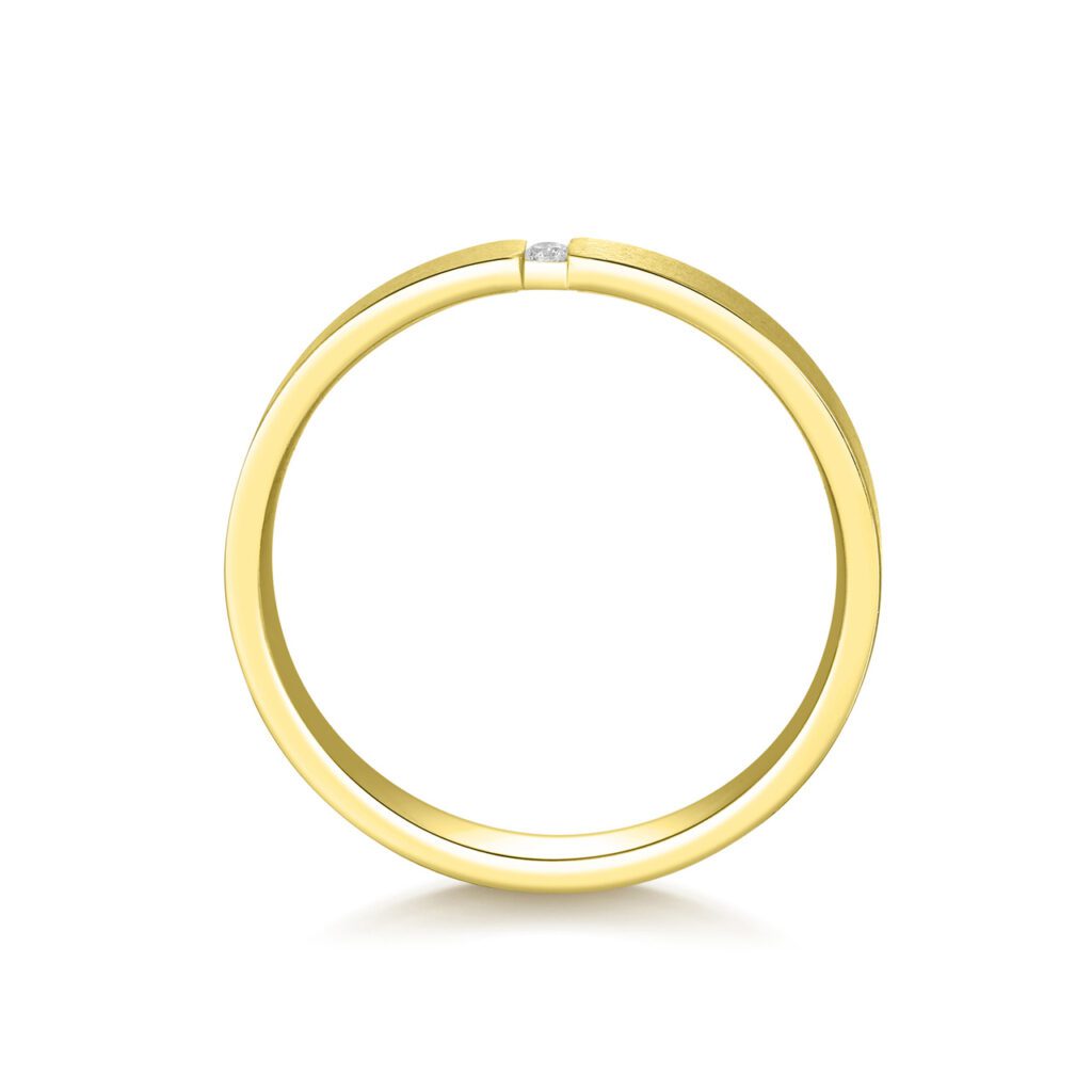 Tatiana – Slät ring i 9k Gulguld