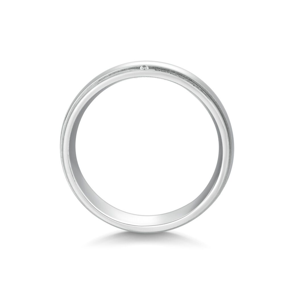 Tessa – Flerfärgade ringar i 18k Vitguld