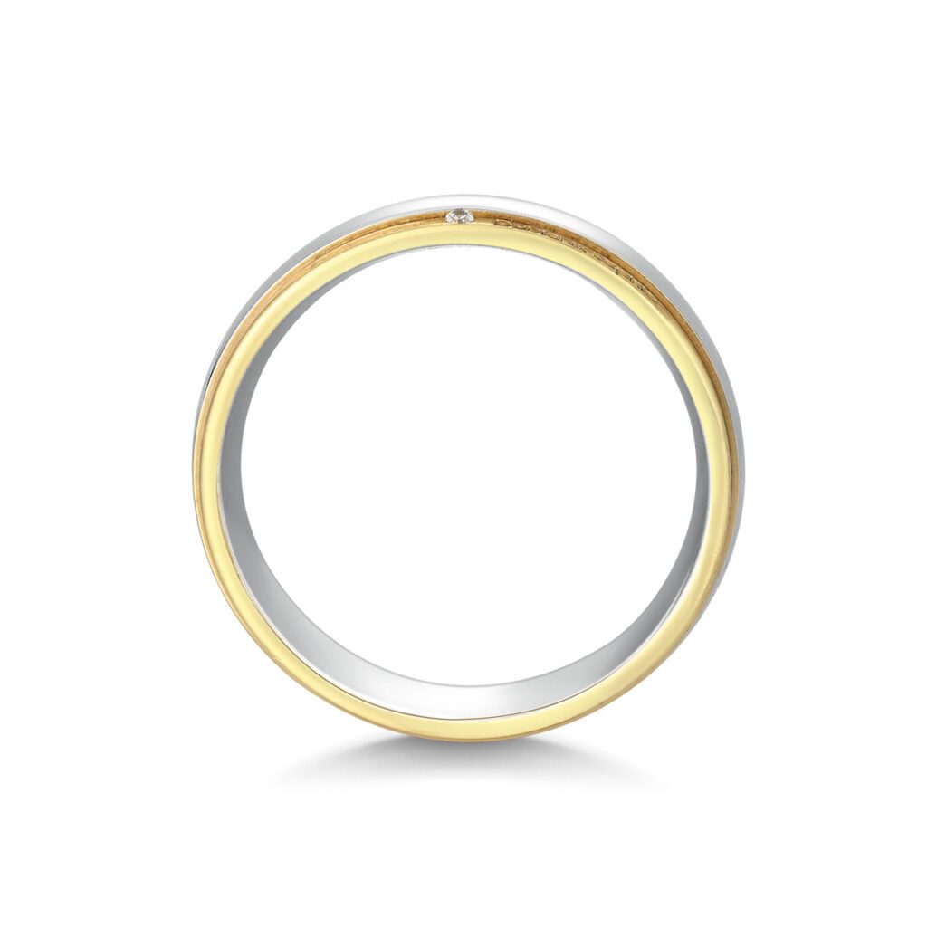 Tessa – Flerfärgade ringar i 18k Gulguld