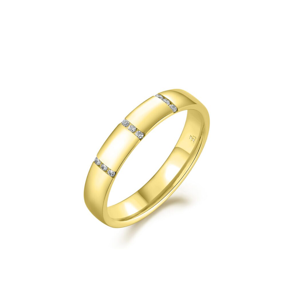 Tinsley – Slät ring i 14k Gulguld