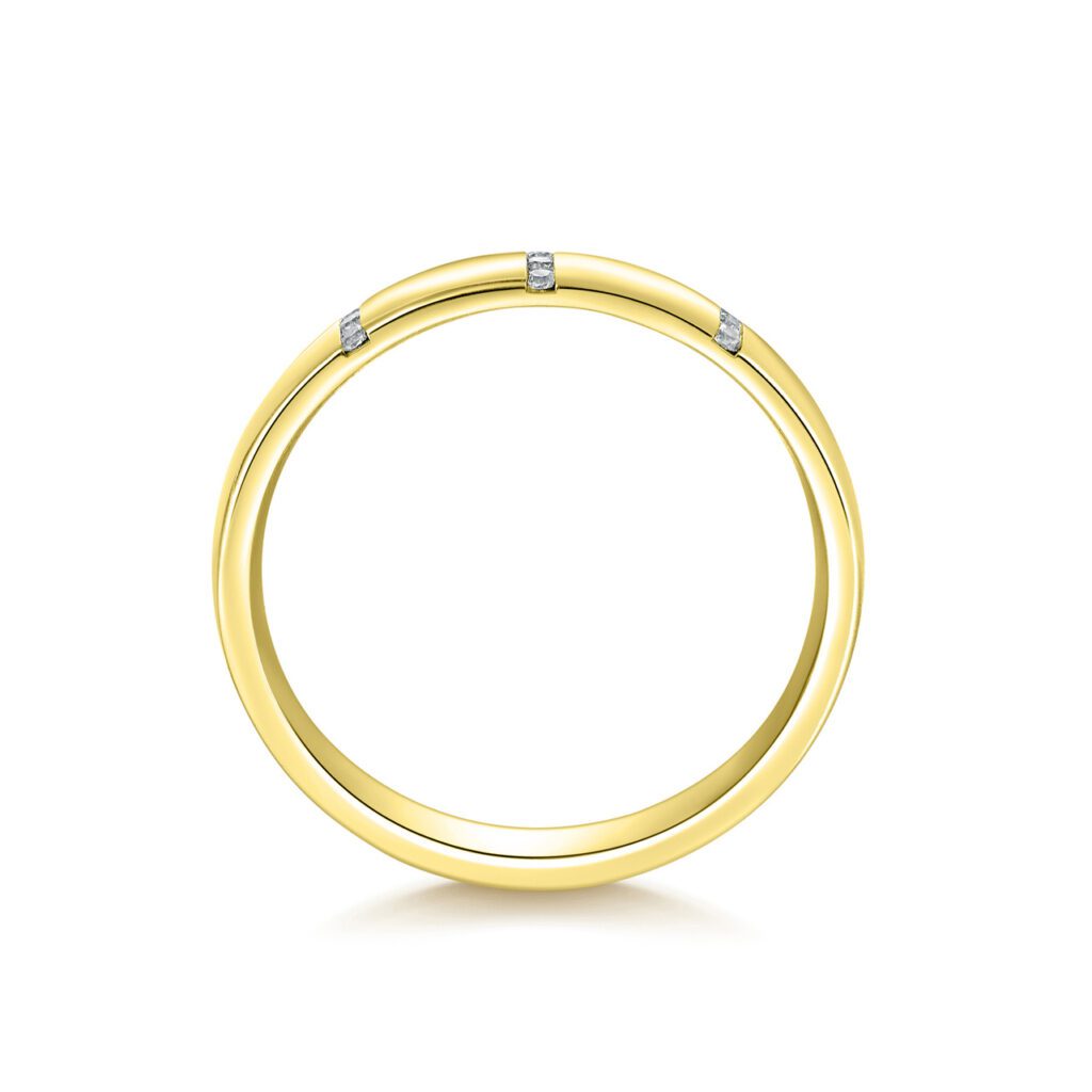 Tinsley – Slät ring i 14k Gulguld