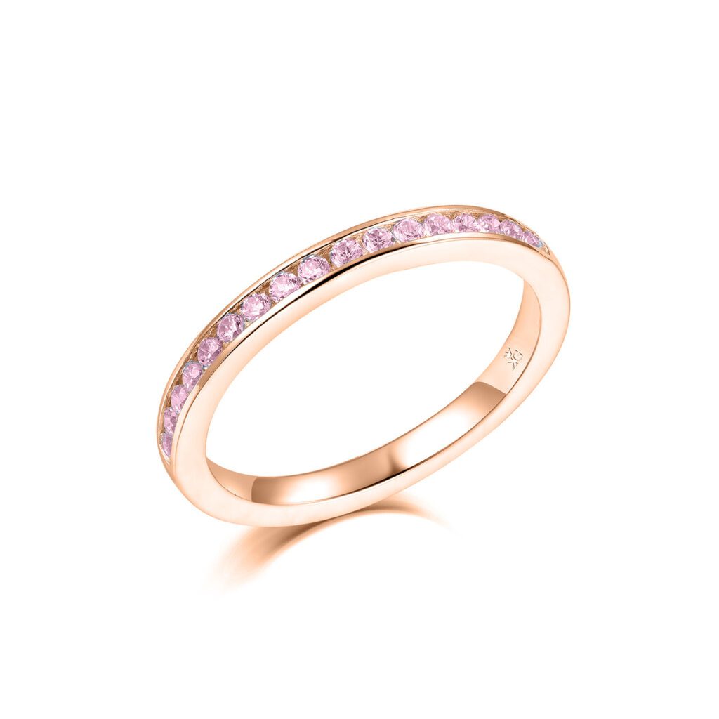 Vega Rosa – Ringar med ädelstenar i 18k Roséguld