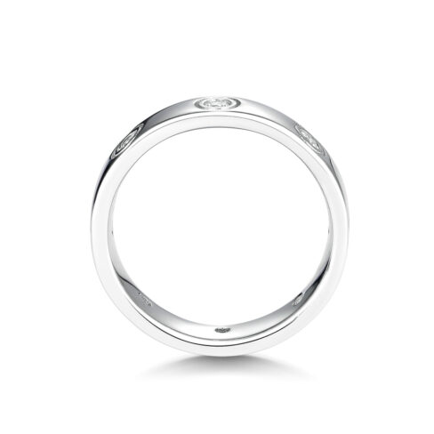 Giana – Lekfull ring i 18k Vitguld med rund diamant - Bild 2