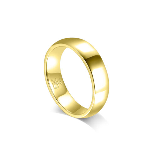 Jacob – Slät ring i 18k Gulguld