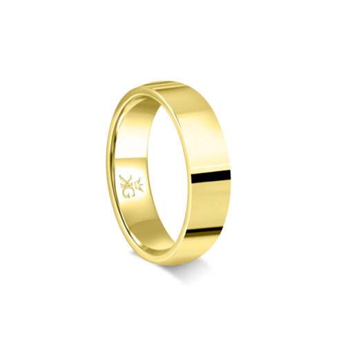 Jacob – Slät ring i 18k Gulguld - Bild 2