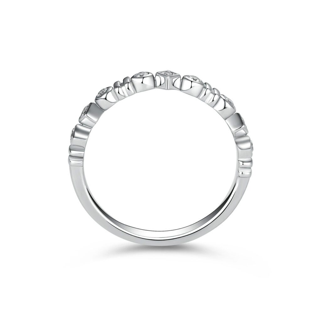 Jemma 0.105 carat – Unik Halvallians 950 Platina
