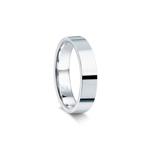 Lucas – Slät ring i 18k Vitguld - Bild 2