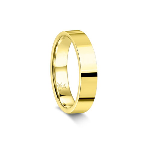 Lucas – Slät ring i 18k Gulguld - Bild 2