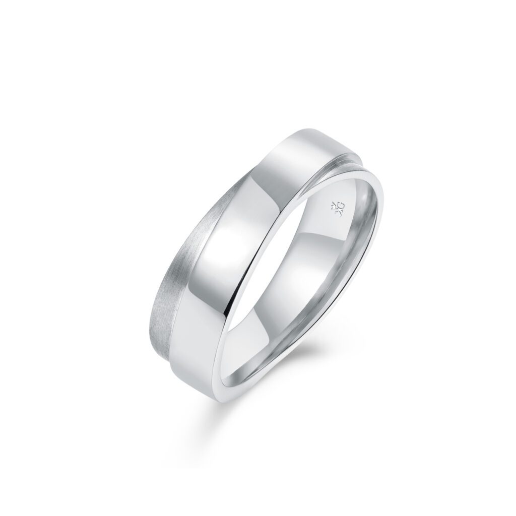 Nicolas – Unik ring i  14k Vitguld