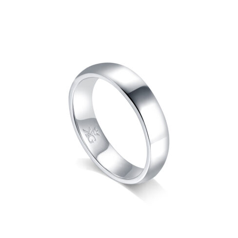 Oliver – Slät ring i 950 Platina