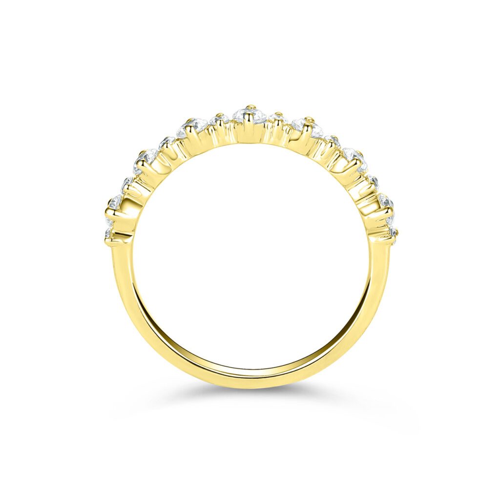 Rhea – Charmig alliansring i 18k Gulguld