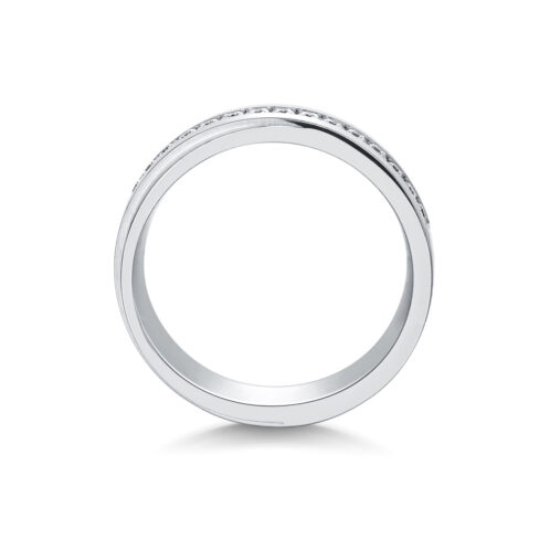 Ruth – Unik ring i 950 Platina med 15 diamanter - Bild 2