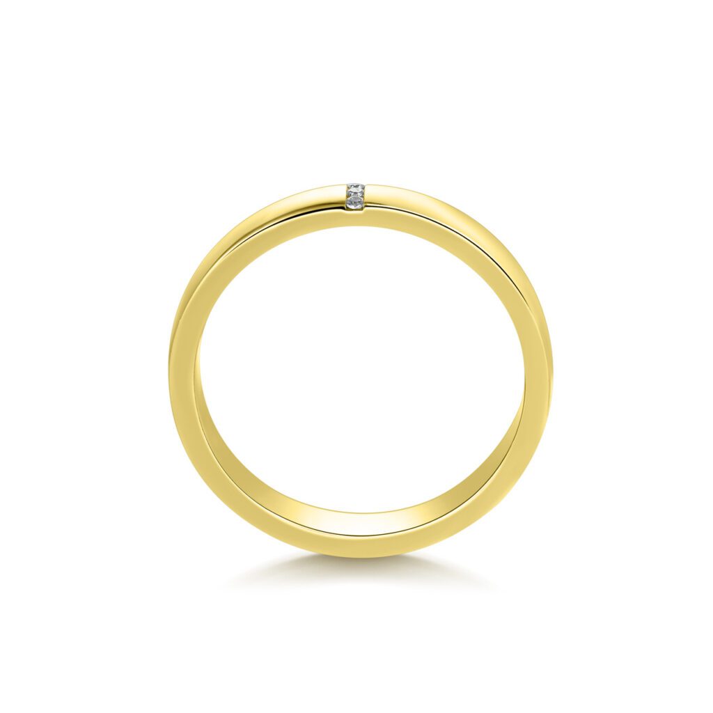 Vada – Slät ring i 18k Gulguld