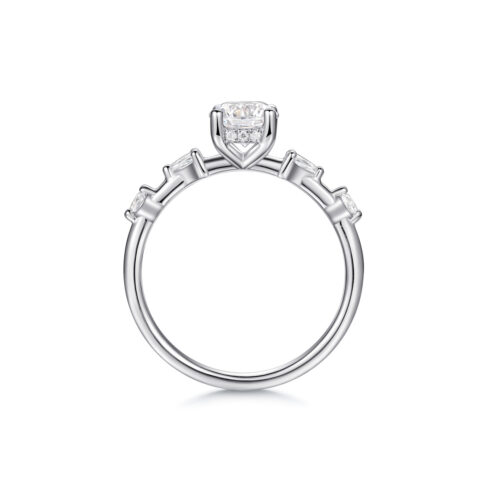 Vera – Förlovningsring i 18k Vitguld med diamant - Bild 2