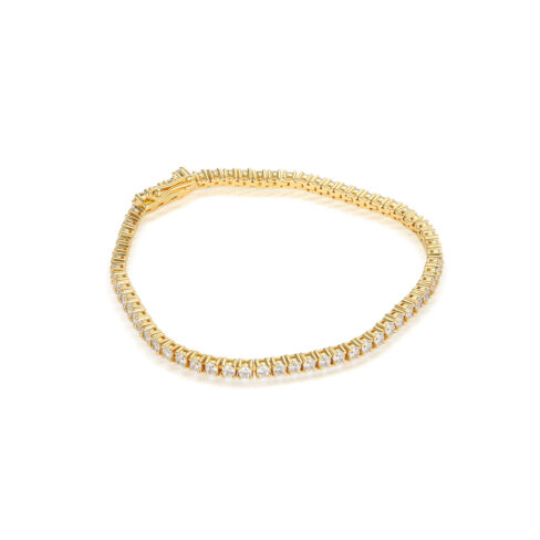 Tennisarmband i 18k Gulguld – tidlös klassiker med anpassningsbara diamanter