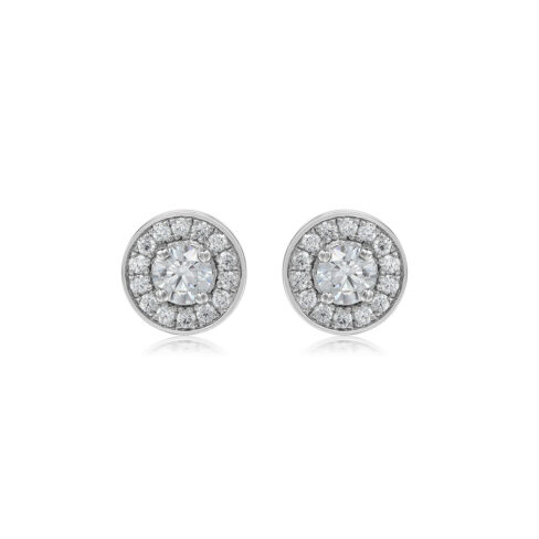 Kimber – Örhängen i 950 Platina med diamant - Bild 2