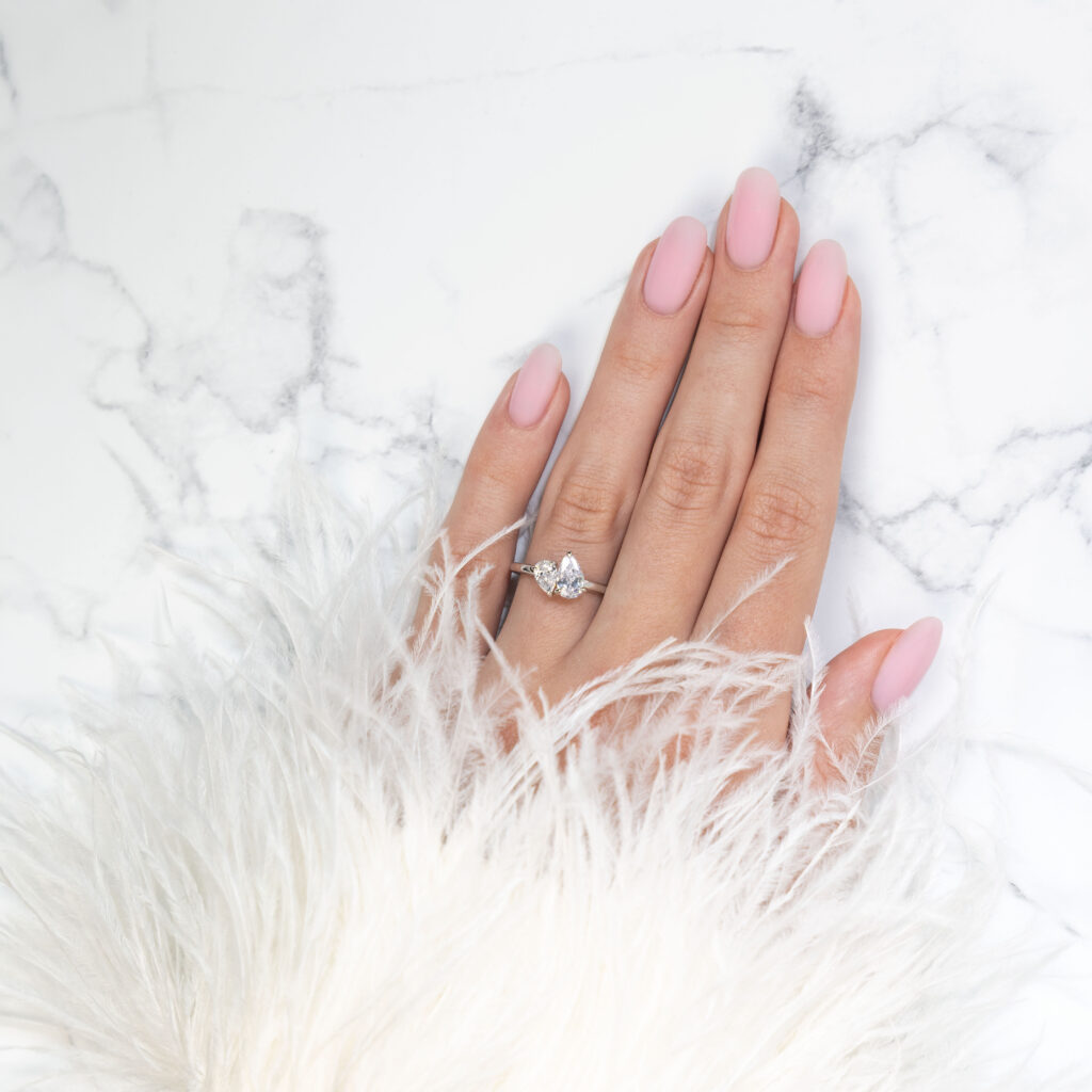 Marielle – Toi et Moi ring i 18k Roséguld