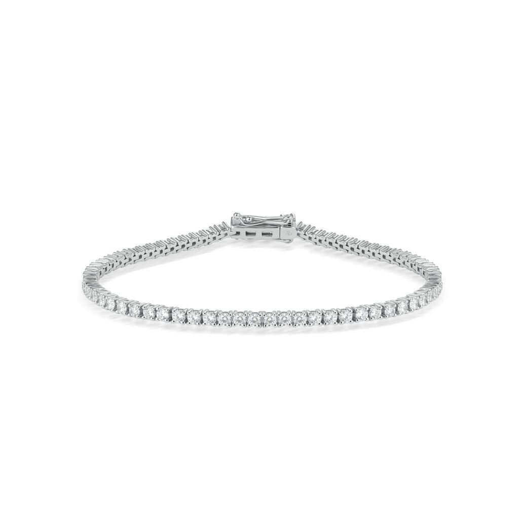 Tennisarmband i 950 Platina – tidlös klassiker med anpassningsbara diamanter