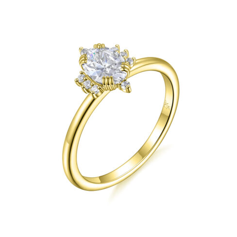 Liyara – Ring med flera stenar i 18k Gulguld