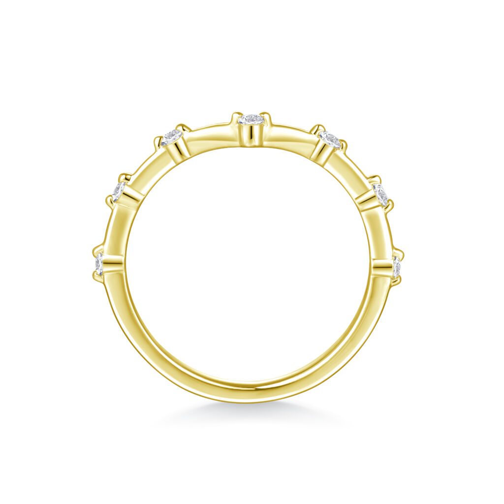 Ina – V-Ring Allians i 18k Gulguld